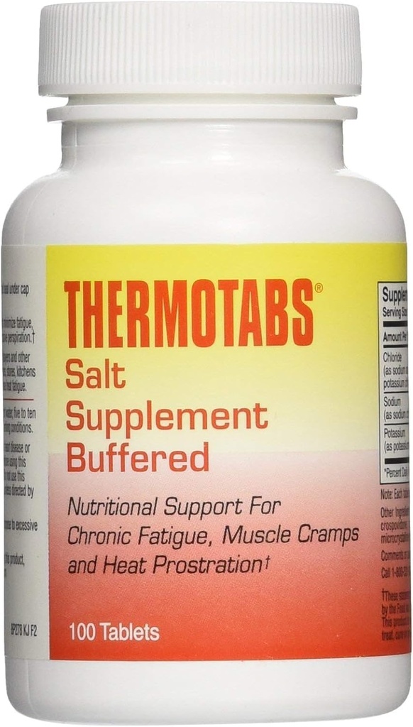 Thermotabs 소금 보충, 버퍼, 100 정제 - 팩을 구입하고 저장하십시오 (3의 포장)