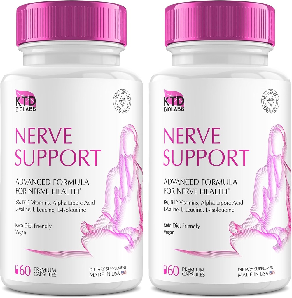 Neuropathy 828mg를 위한 2개의 Nerve Savior의 팩, 진보된 Nerve 지원 보충교재, 건강한 발, 알파 Lipoic 산, 비타민 D, B6, B12-60 캡슐을 가진 제일 Regen