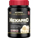 ALLMAX HEXAPRO, 프랑스 바닐라 - 2 lb - 서빙 당 단백질의 25 그램 - 8-Hour Sustained Release - Zero Sugar - 21 서빙
