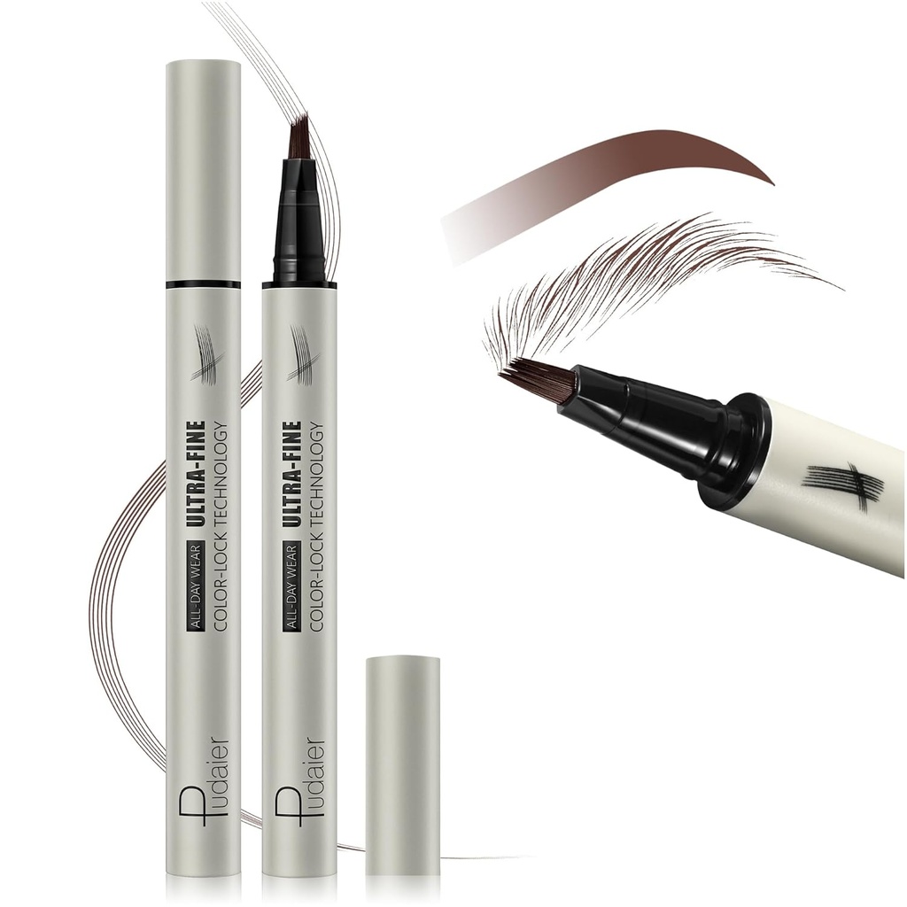 Microblading 눈썹 연필, 여성을 위한 액체 마술 Multi-Tip 눈썹 연필, 자연적인 화살을 위한 방수 눈썹 펜, 오래 견딘 화살 메이크업 펜