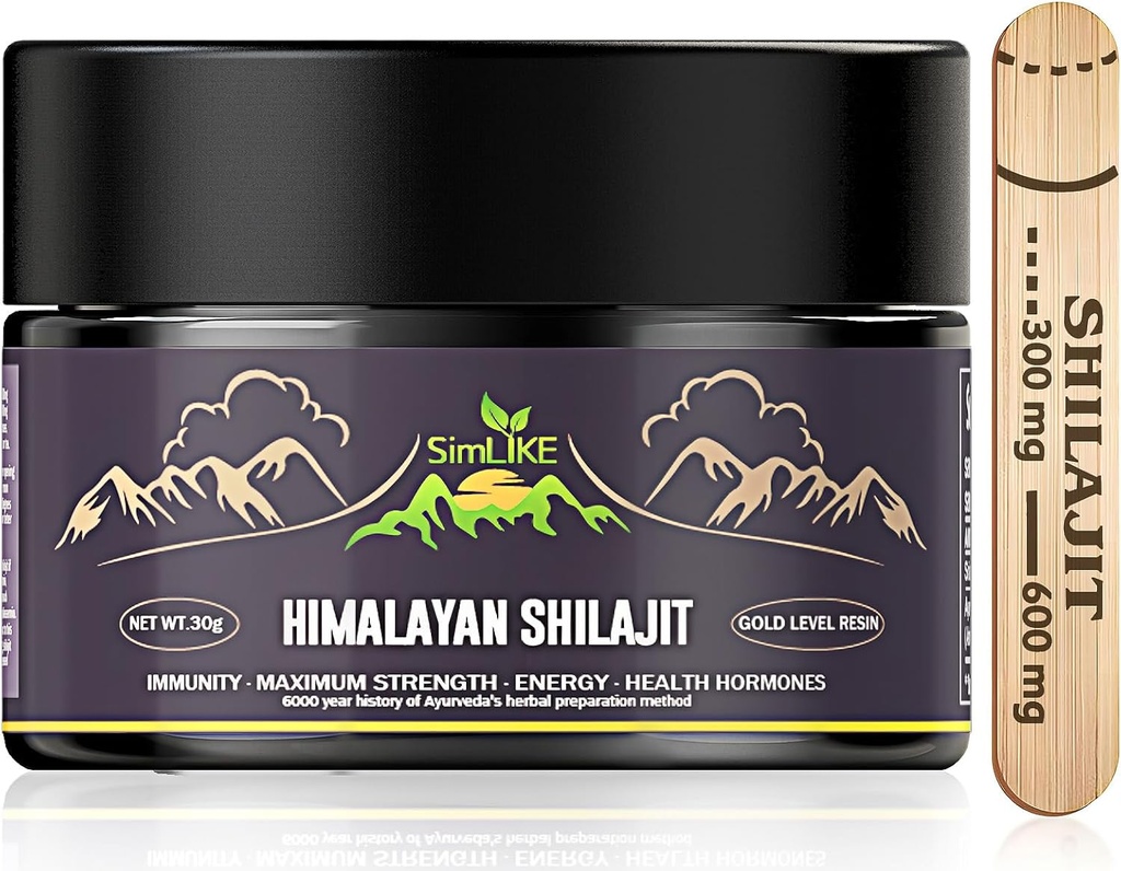shilajit 순수한 Himalayan 유기 - 유기 Ayurvedic 허브를 가진 금 급료 Shilajit 수지 에너지, 힘 & 면제, 30 그램을 위한 높은 잠재력에 있는