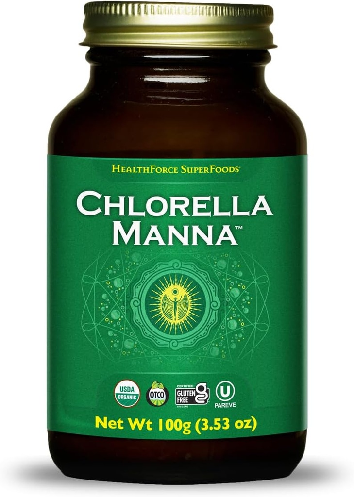 HealthForce SuperFoods Chlorella Manna - 분말 - 100 그램