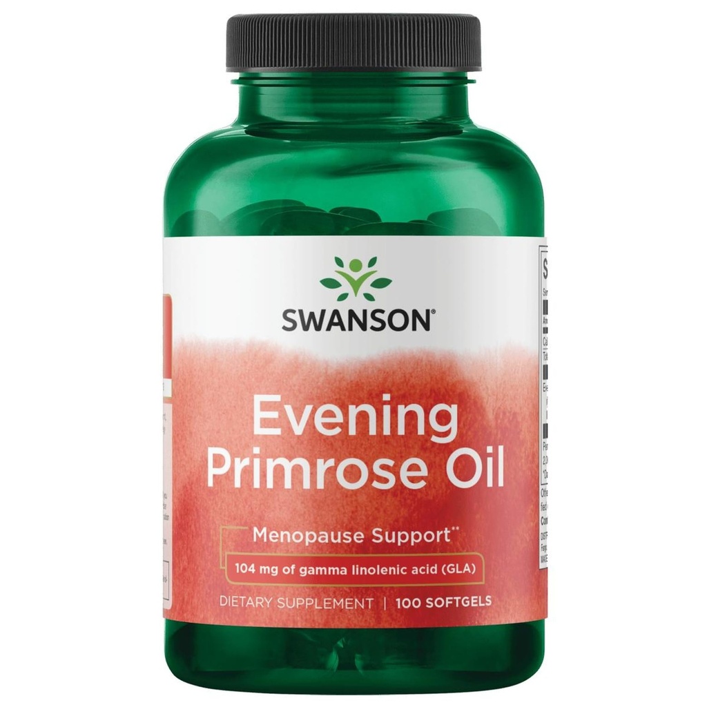 Swanson 저녁 Primrose 기름 (Omegatru) 1300 밀리그램 100 Sgels