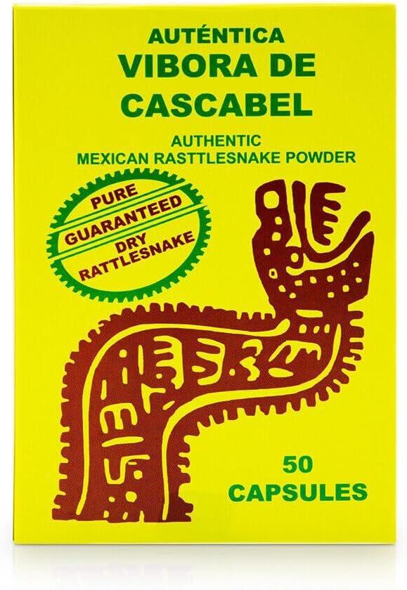 일반적인 Vibora de Cascabel 캡슐 구두 처리 피부 관리 여드름 & 여드름 50 모자