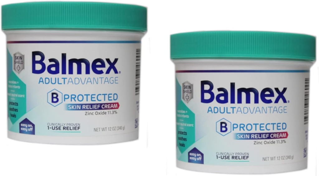 Balmex 성인 케어 리쉬 크림, 12oz, (팩 2)