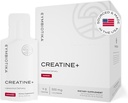 CYMBIOTIKA Creatine+, 아미노산 에너지, 회복, 근육 질량 & 뇌 지원, Liposomal 납품, 글루텐 자유로운 & Vegan, 딸기 풍미 - 30ml 주머니 (20의 포장)를 위한 크레아틴 그리고 글루타민 보충교재
