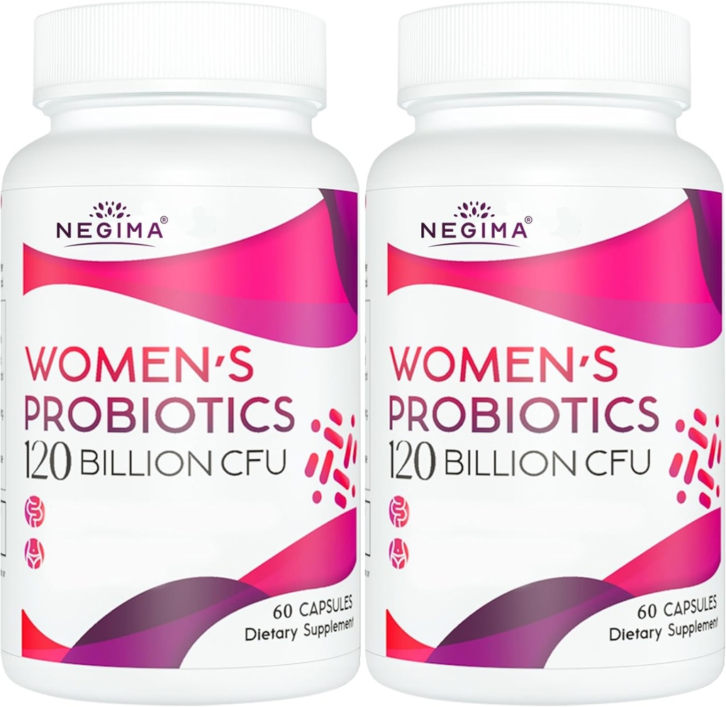 여성을 위한 Negima Menopause 보충교재, 여성을 위한 120 Billion CFUs Probiotics, 호르몬 Menopause, 뜨거운 섬광, 밤 땀, 무드 그네, 수면 - 120의 캡슐