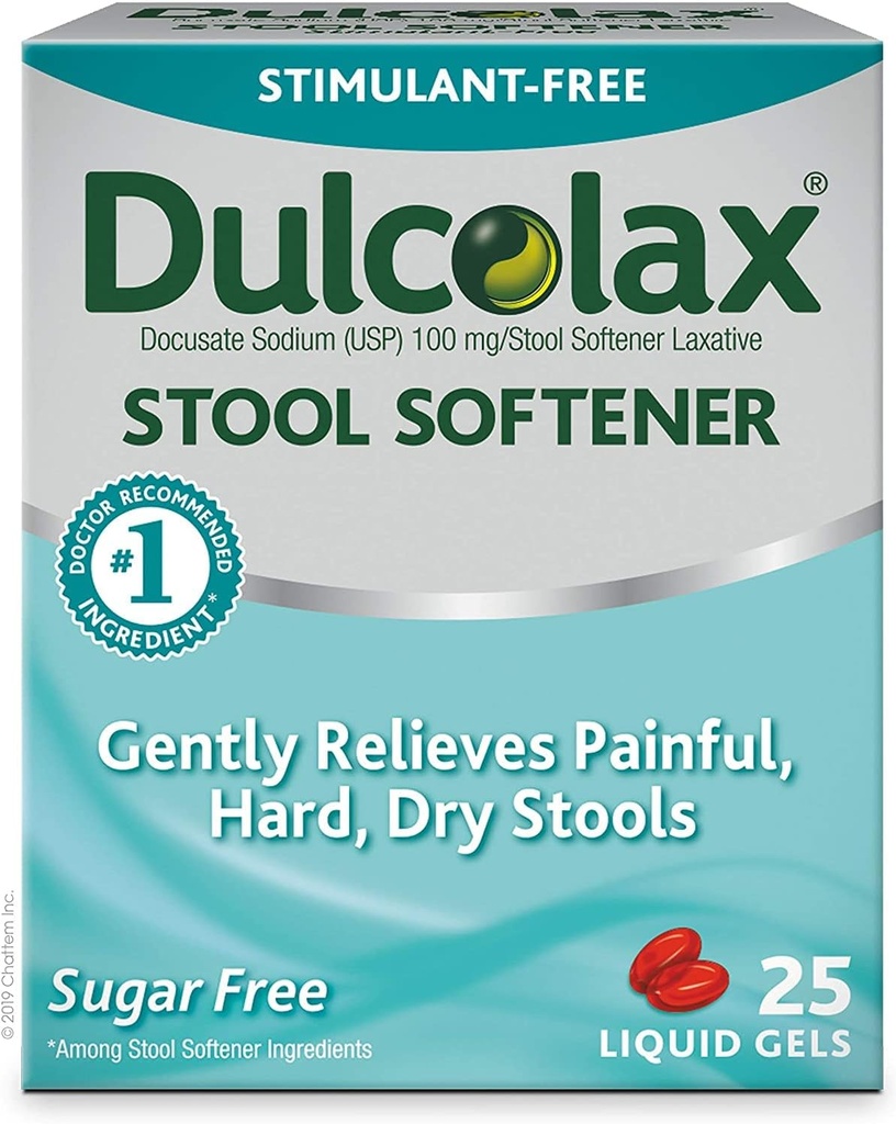Dulcolax 발판 연화제 25 액체 젤
