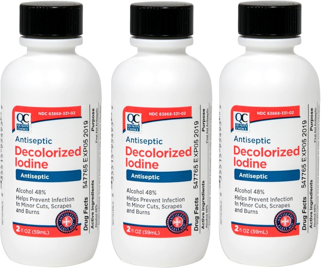 품질 선택 방부제 탈색 Iodine 2 Fl. Oz. - 3 팩