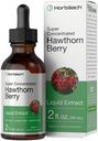 Horbäach Hawthorn Berry Extract | 2 fl oz | 알코올 무료 액체 타코닉 | 채식 보충교재, 비 GMO, 글루텐 무료