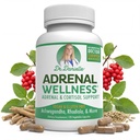Adrenal Wellness Ashwagandha & More - 유기 마음, 닥터 Danielle의 바디 지원, 120 캡슐