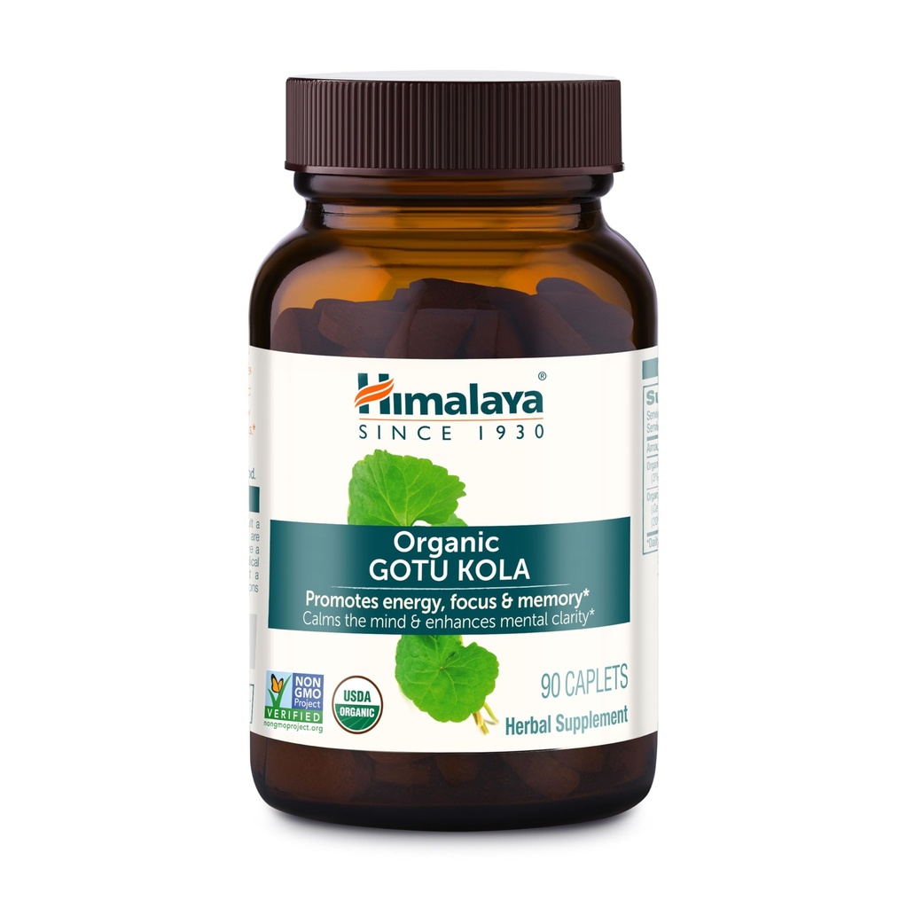 히말라야 유기 Gotu Kola, 45 일 공급 - 에너지, 초점, 기억 및 진정을위한 Adaptogen과 초본 Nootropic 보충 - Vegan, Non-GMO, 글루텐 무료, 650 mg, 90 캡슐