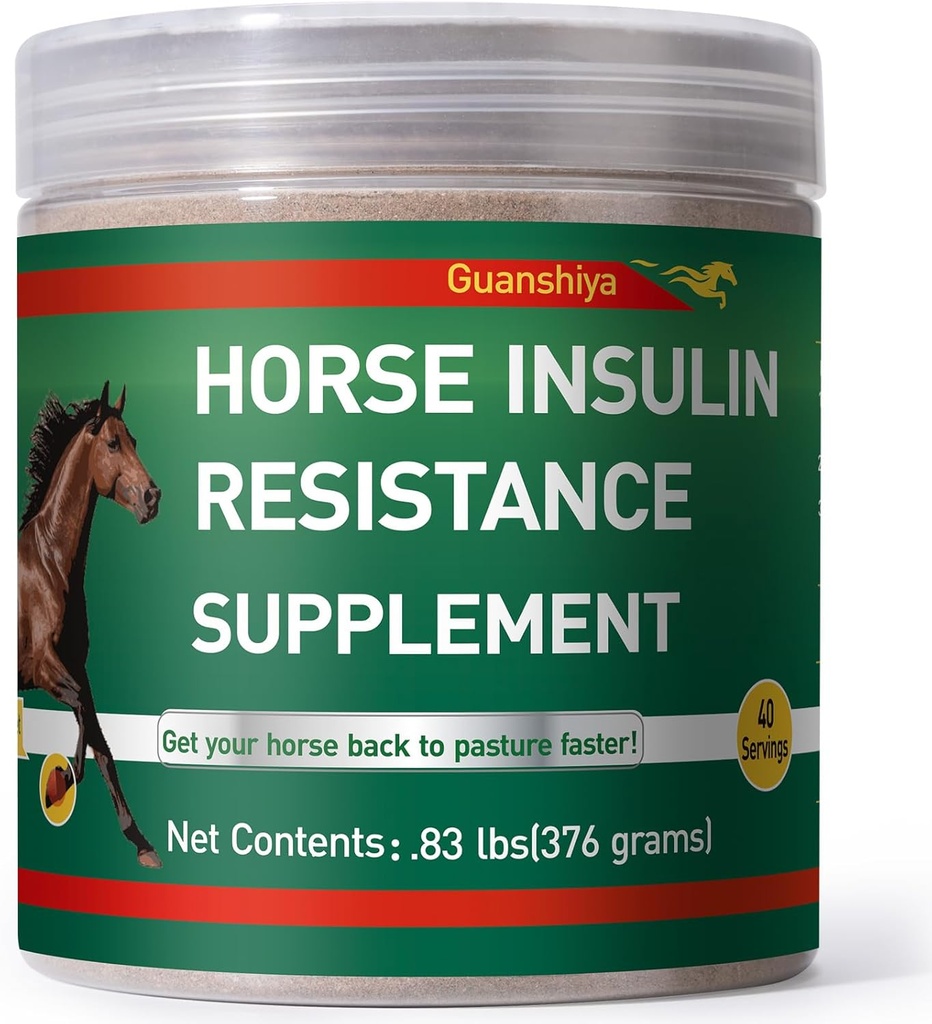 말에 대한 인슐린 저항 보충 - 말 Laminitis 치료 성숙 분말 Sore 피트 & Chronic Laminitis, 0.83lb (40 일 공급)
