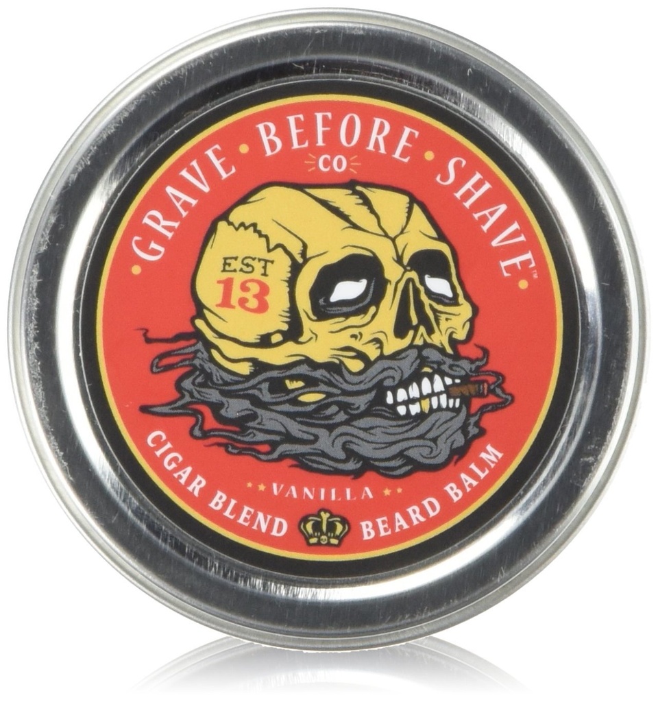 ShaveTM 시가 혼합 Beard Balm (시가 / 바닐라 냄새) (2 oz.) 전에 Grave