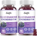 Catfit Glucosamine Chondroitin Gummies, MSM & Elderberry, 성인 남자 & 여자 (2 팩)를 위한 산화 면역성이 있는 면역성이 있는 면역성이 있는 지원 보충교재를 가진 우수한 합동 건강 지원 보충교재