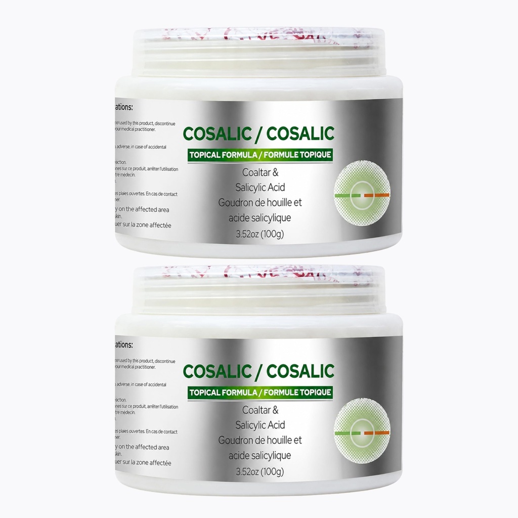 SALVE Psoriasis 석탄 타르 Salicylic 산 100gm (2의 포장)