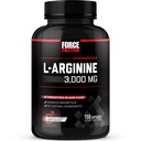 힘 요인 L 아르기닌 Nitric 산화물 보충교재 BioPerine를 가진 근육과 지원 더 강한 혈액 교류, 순환, 영양 납품 및 펌프, L 아르기닌 3000mg, 3g, 150의 캡슐을 건설하는 것을 돕기 위하여 보충교재