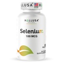 Hallusa Natural – 셀레늄 60 정제, 산화 방지제 및 면역 지원, 심장 건강 – 60 일 공급