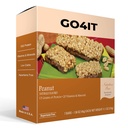 GO4IT 건강 식사 보충 막대기, 높은 단백질 영양 막대기, 높은 섬유, 낮은 칼로리, 친절한 KETO, 양도 음식 막대기, 7/Box - (Peanut)