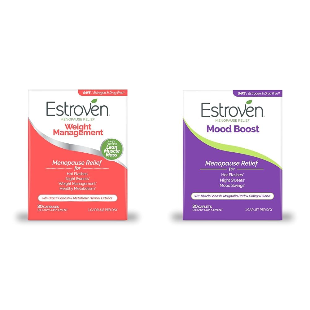 Menopause Relief - 30 Ct. & Mood Boost for Menopause Relief - 30 Ct. - 임상 입증 된 성분
