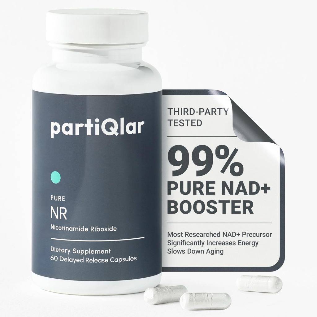 Nicotinamide Riboside (NR) 500mg - 세포 건강, 노화 방지, 에너지 및 대사 지원을위한 NR 보충 - 2 월 공급 (60 캡슐)