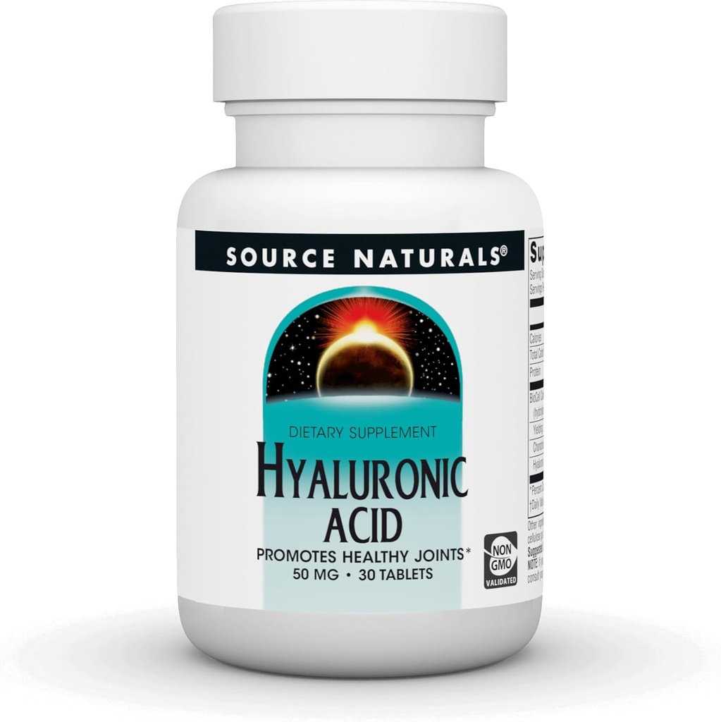 근원 자연적인 Hyaluronic 산, 50mg의 30의 정제