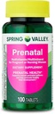 봄 밸리 Prenatal Multivitamin / 임신 및 간호 여성 다이어트 보충 정제, 100 개 - 새로운 모습