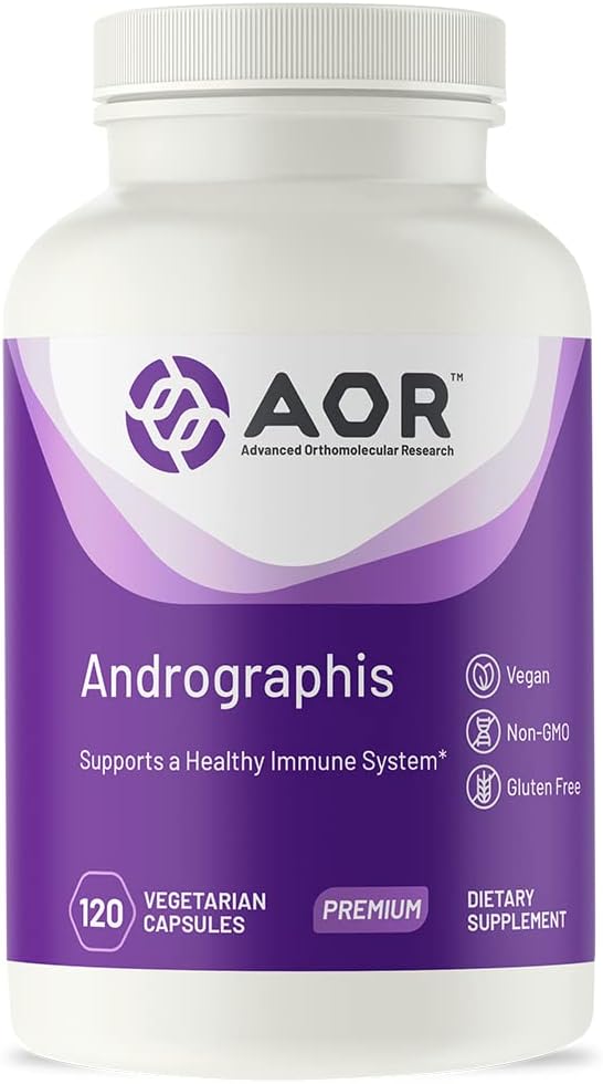 AOR, Andrographis, 면역 지원을위한 초본 보충, 120 캡슐 (120 서빙)