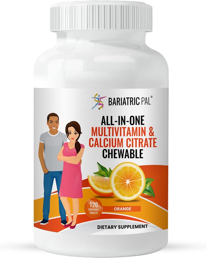 BariatricPal "ALL-IN-ONE" 칼슘 시트 레이트 및 철 - 오렌지 (CLEARANCE : 6 월 30, 2025)에 의해 최고의