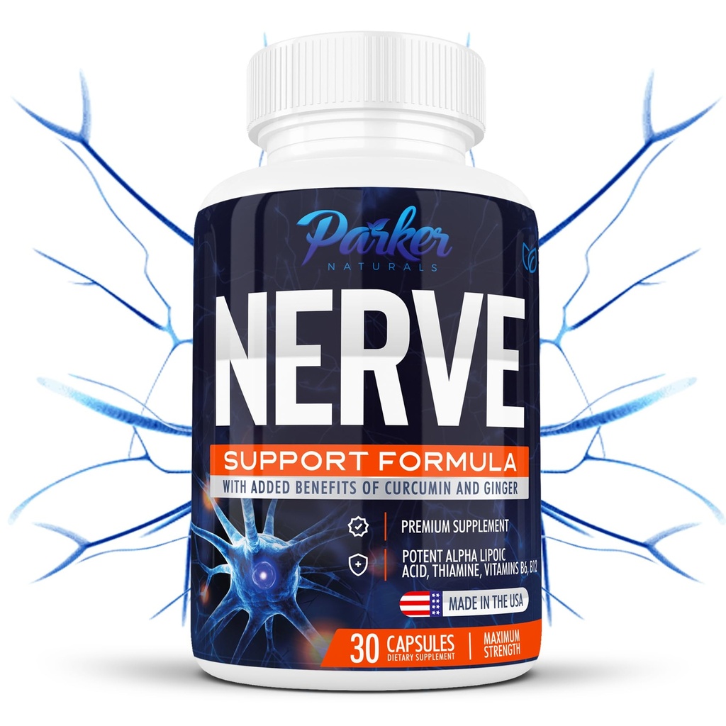 알파 Lipoic 산 600mg의 Thiamine, Curcumin, Ginger 뿌리 및 비타민 B6, B12와 함께 풍부한 Nerve 지원 보충교재 하나에서 모두 | Vegan 신경 건강 보충교재, 실험실은, 30의 캡슐을 시험했습니다