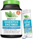 Zenwise 건강 소화 효소 및 Peppermint Chewable - 소화 효소, Probiotic Multi Enzymes 캡슐 및 편리한 Chewable Peppermint의 여성과 남성을위한 Probiotics