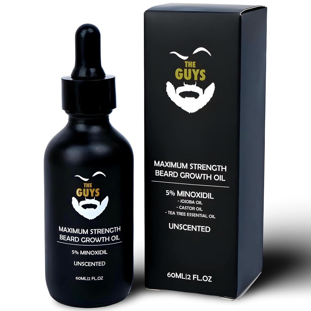 5% Minoxidil Beard 성장 기름, 2개의 Ounce