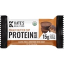 Kate의 Real Food Organic Protein Bars - (Peanut Butter Cup, 2.2 oz, 12 팩) - 식물 기반 단백질 바 - 글루텐 무료, 콩 무료, 비 GMO, 전체 곡물 및 모든 자연