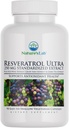 Nature 's Lab Resveratrol Ultra - 산화 보충 * - 250mg Trans-Resveratrol, 레드 와인 추출, 녹차 추출물- 비 GMO, 글루텐 무료, Vegan - 90 카운트 (3 개월 공급)