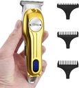 남자를 위한 DSP Beard 트리머, Cordless 머리 클리퍼 Shavers, Beard & Mustache 트리밍을 위한 얼굴의 머리 트리머, 남자 재충전용 발광 다이오드 표시 (금)를 위한 직업적인 Haircut 장비