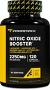 Primaforce Nitric 산화물 부스터 (2,250mg, 120 캡슐) - 전 운동과 포스트 운동을 위한 우리의 Nitric 산화물 부스트 혼합의 40의 서빙