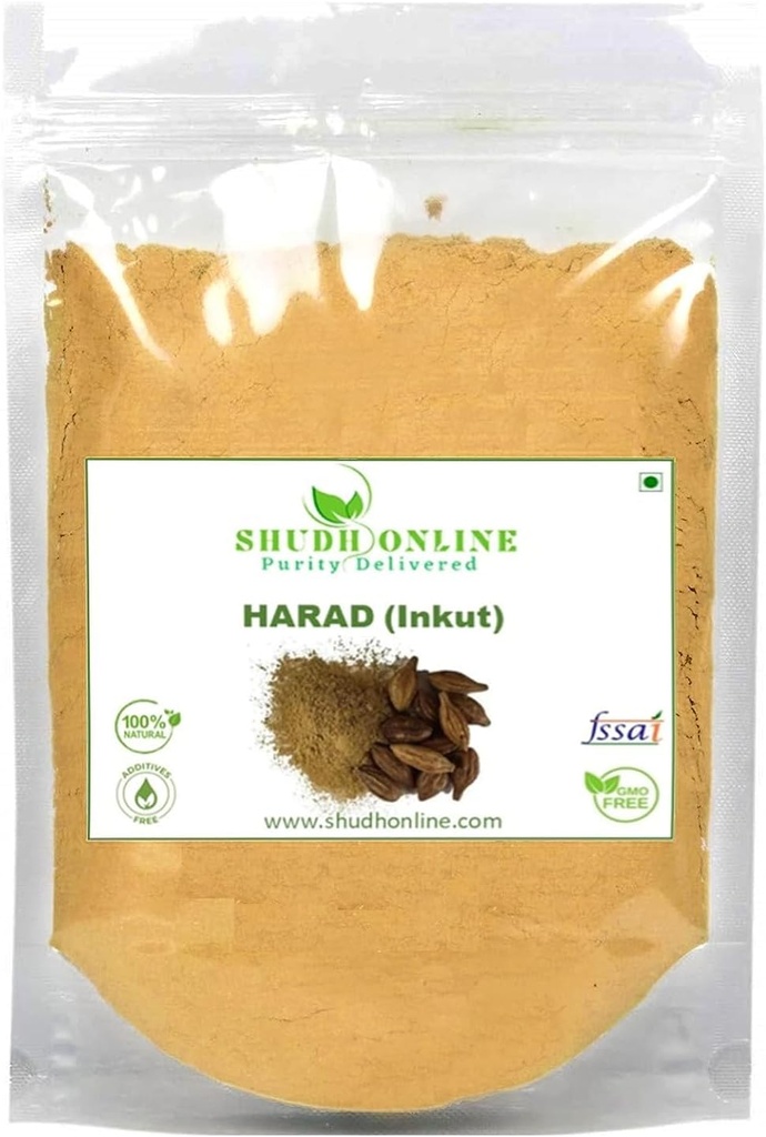 KRISTINA Harad 분말, Haritaki, Inknut 분말, Haralu (100 그램), Harar, Karakkaya, Kaudukai, 체중 감소, Digestion, 얼굴, 어두운 원형을 위한 Terminalia Chebula