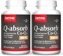 Jarrow 공식 Q-Absorb Co-Q10 100 mg - 60 Softgels, 2의 팩 - 높은 흡수 Co-Q10 - Mitochondrial 에너지 생산 & 심장 혈관 건강을 위한 산화 방지제 지원 - 120까지 총 서빙