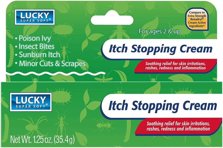 운이 좋은 슈퍼 소프트 Itch Stopping 크림, 1.25 Ounce