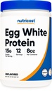 Nutricost 계란 백색 단백질 분말 8oz (Unflavored) - 비 GMO, 글루텐 무료
