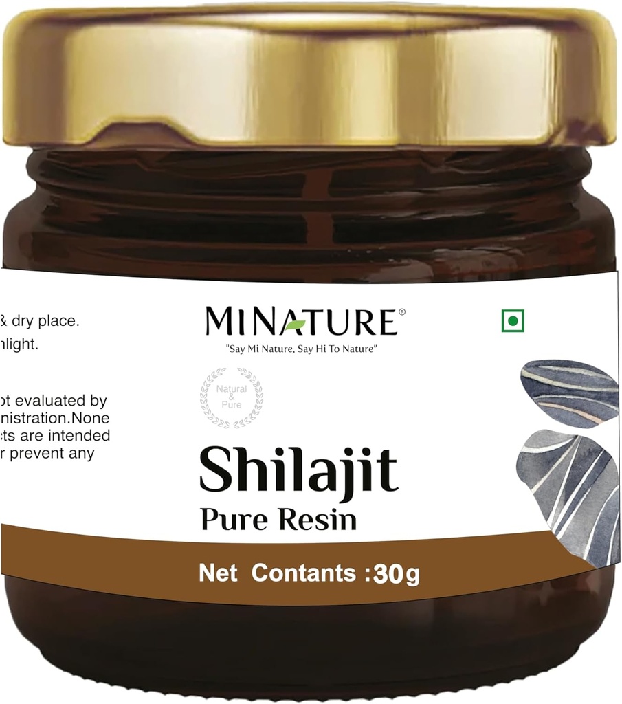 수성 순수한 Shilajit 수지 | 천연 소스 Shilajit | 30 g (1.05 fl oz) | 포옹 | 80 광물 이상, 아미노산 | Fulvic 산의 천연 소스