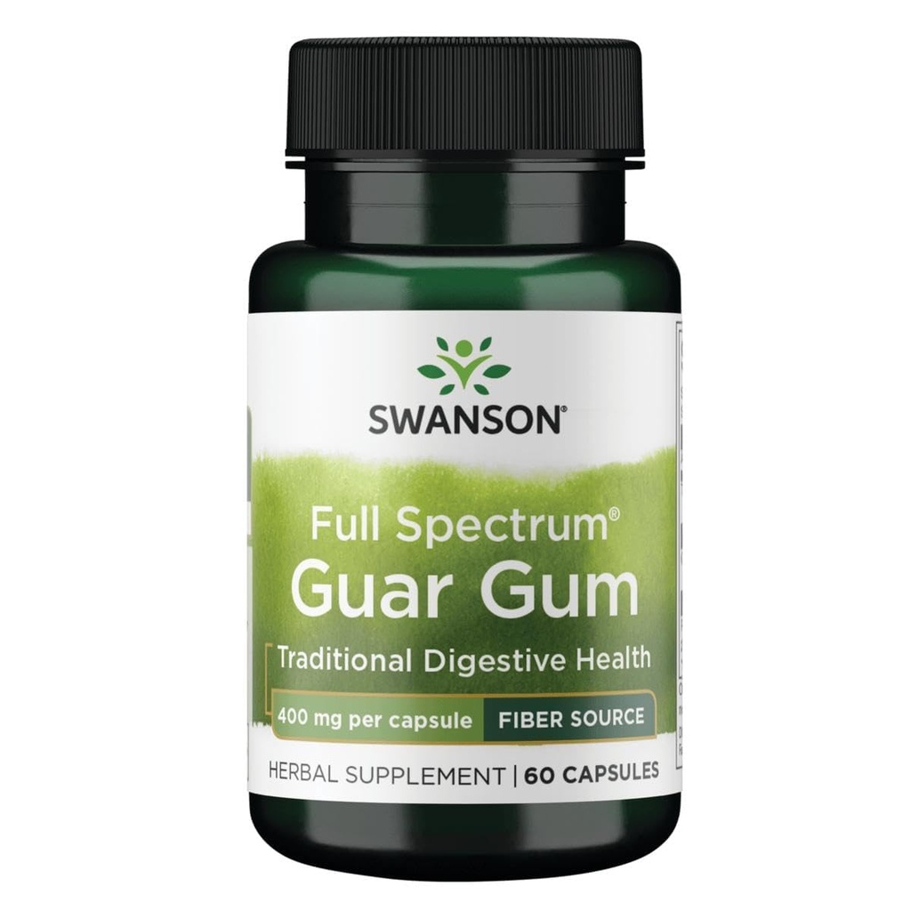 Swanson Full Spectrum Guar Gum 400 밀리그램 60 캡슐