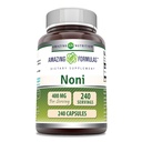 서빙 당 놀라운 수식 Noni 400 Mg | 240 캡슐 보충 | Non-GMO | 글루텐 프리 | 미국