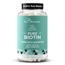 Biotin 5000 mcg 헤어 스킨 네일 보충 – 여성 및 남성에 대 한 높은 순수성 머리 성장 비타민 – 건강한 머리, 더 강한 손톱 및 Glowing 피부에 대 한 강력한 지원 제공 – 120 Vegan 소프트 캡슐