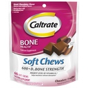 Caltrate Soft Chews 600 Plus D3 칼슘 비타민 D 보충, 초콜릿 트러플 - 60 개 (포장 월병)
