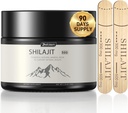 shilajit Pure Himalayan Organic shilajit for Men and Women shilajit Resin Supplyment with Organic Ayurvedic Blend in Energy, 힘 Boost&Immune Support (50 그램)