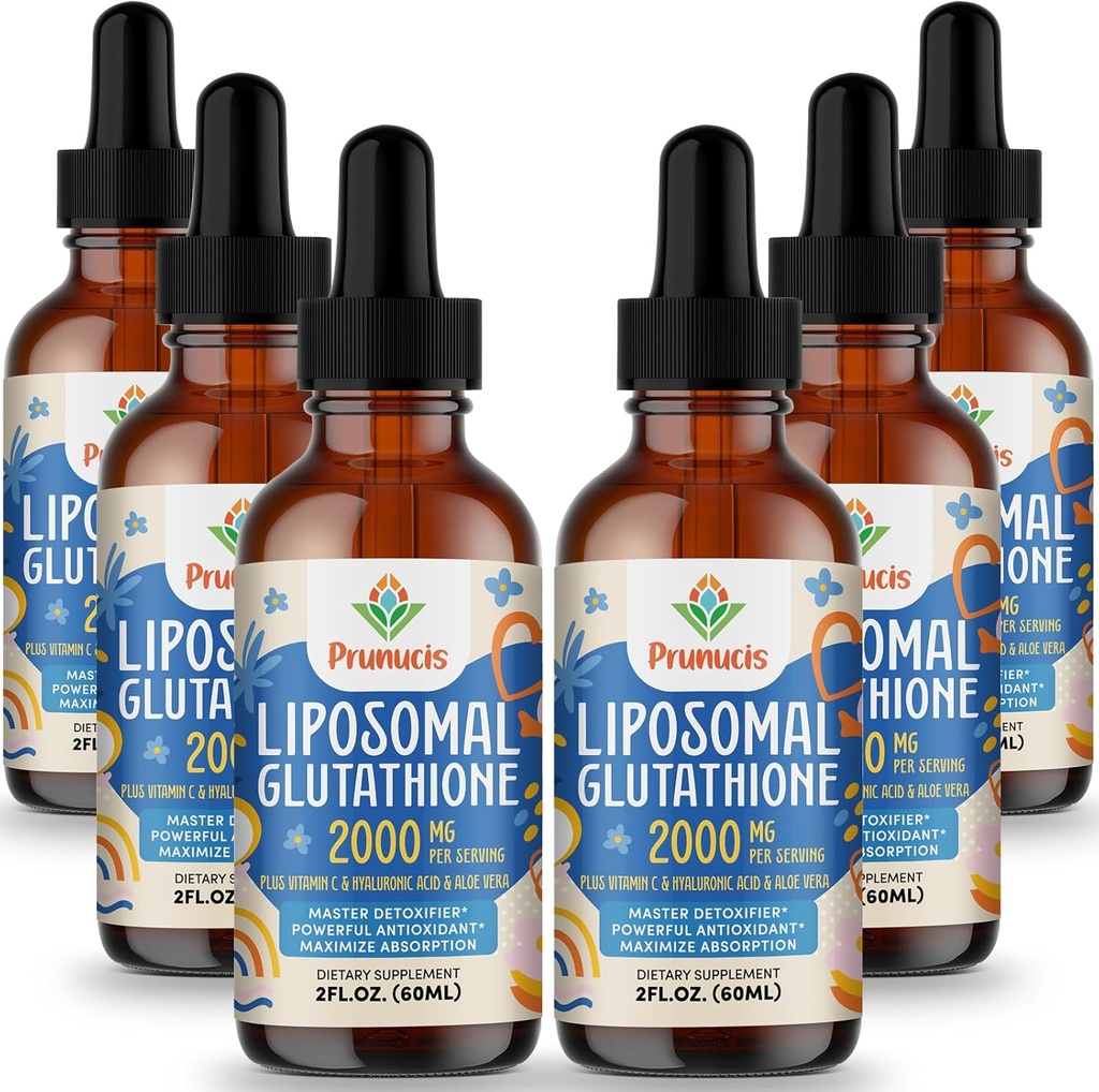 2000MG Liposomal 글루타티온 액체, 98% 흡수, 활동적인 모양 L 글루타티온 보충교재, Vegan 친절한, Immune 체계, 시효 방어, Detox, 12 FL.OZ를 위한 강력한 산화 방지제 Complex