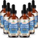 2000MG Liposomal 글루타티온 액체, 98% 흡수, 활동적인 모양 L 글루타티온 보충교재, Vegan 친절한, Immune 체계, 시효 방어, Detox, 12 FL.OZ를 위한 강력한 산화 방지제 Complex