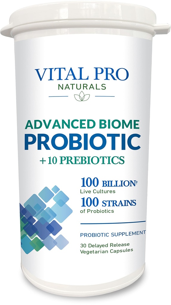 Vital Pro Naturals - 고급 Biome Probiotic Plus Prebiotics 30 캡슐