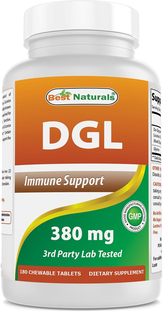 제일 자연적인 DGL Chewable 380 mg 180 정제